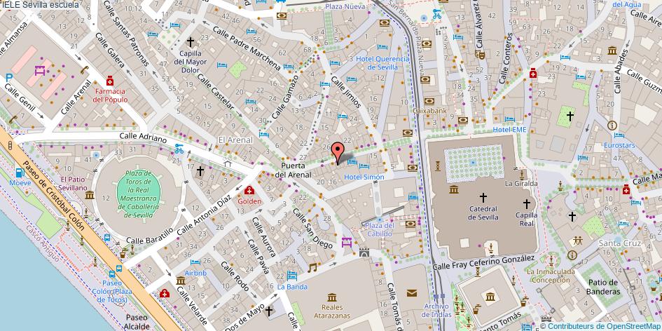 mapa IELE escuela Sevilla