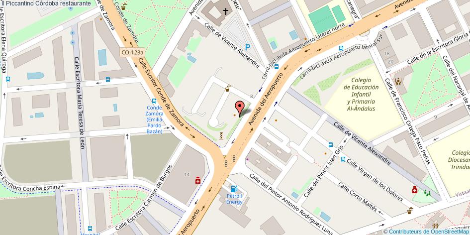 mapa Il Piccantino restaurante Córdoba