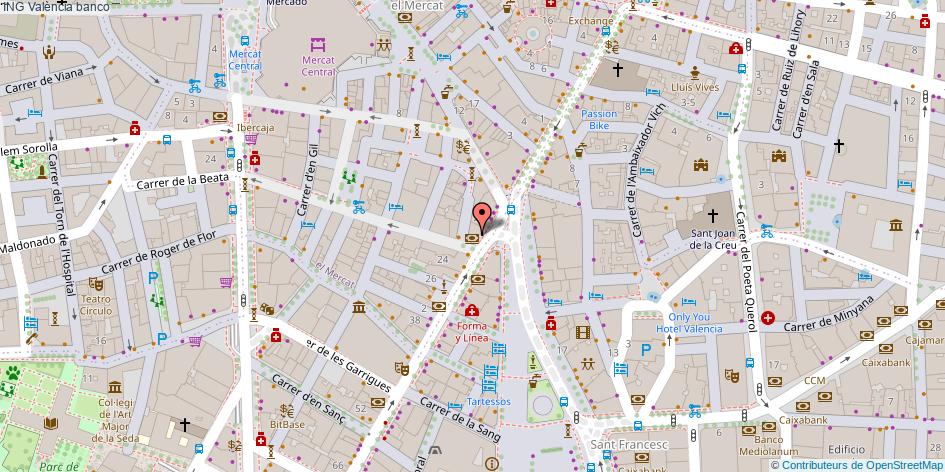 mapa ING banco València