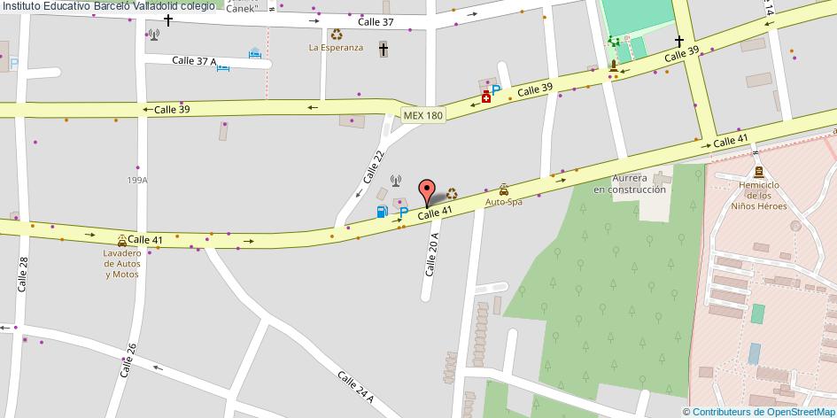mapa Instituto Educativo Barceló colegio Valladolid