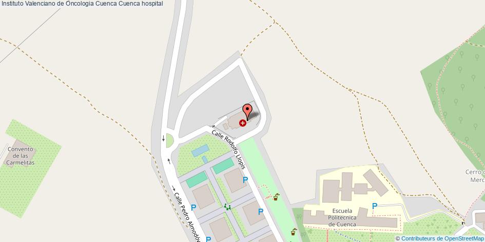 mapa Instituto Valenciano de Oncologia Cuenca hospital Cuenca