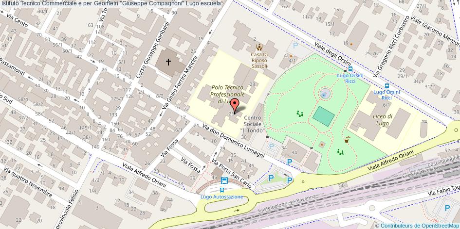 mapa Istituto Tecnico Commerciale e per Geometri 