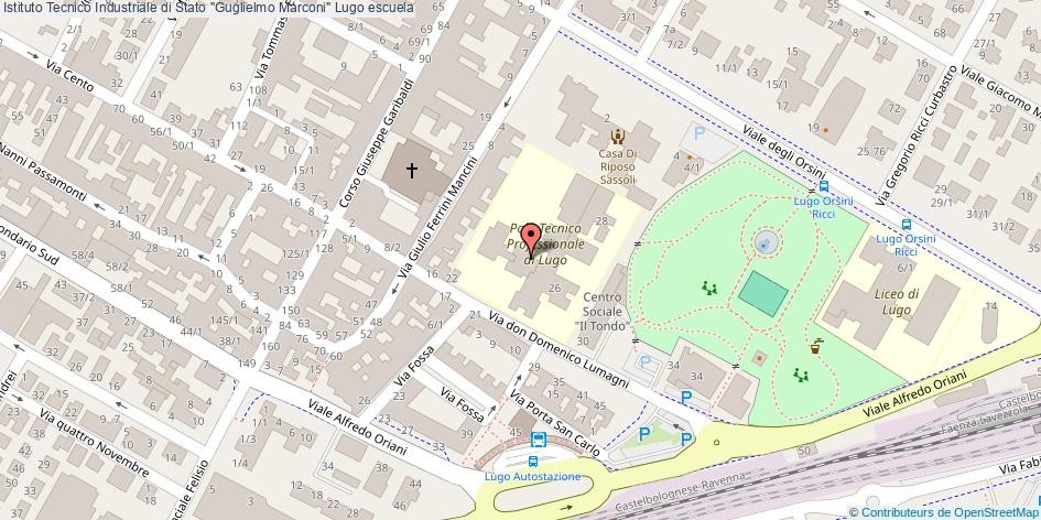 mapa Istituto Tecnico Industriale di Stato 