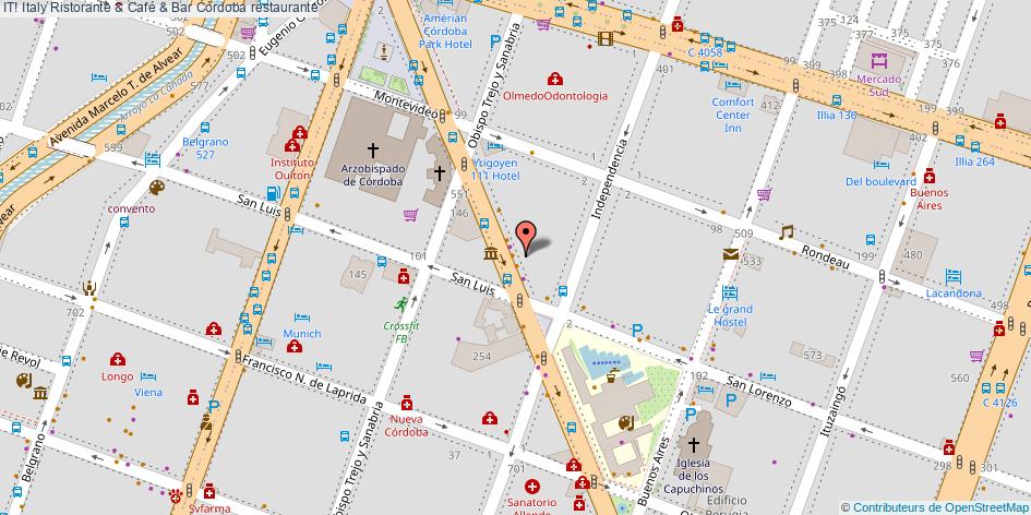 mapa IT! Italy Ristorante & Café & Bar restaurante Córdoba