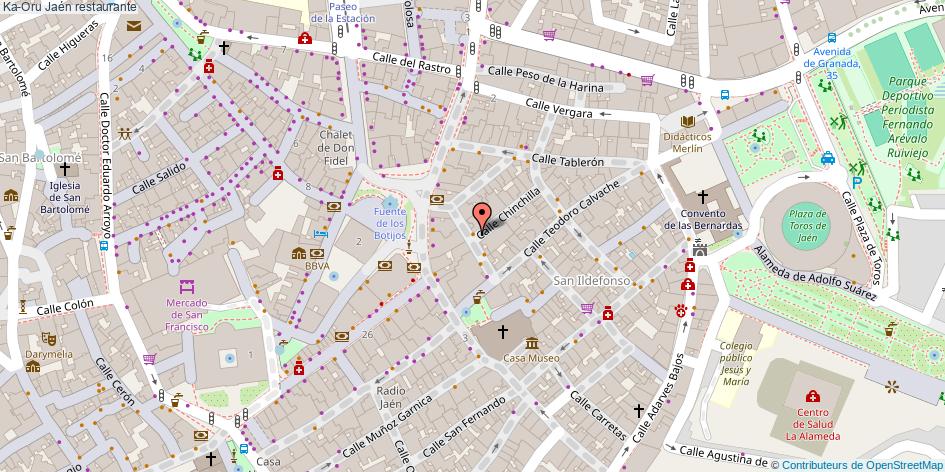 mapa Ka-Oru restaurante Jaén