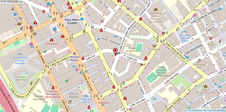 mapa m14 bar Granada