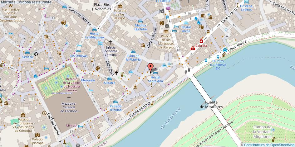 mapa Macsura restaurante Córdoba