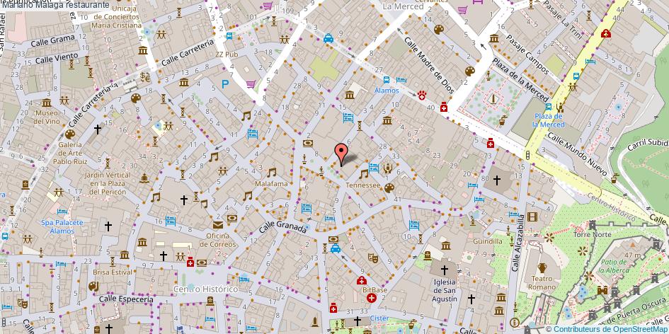 mapa Mariano restaurante Málaga