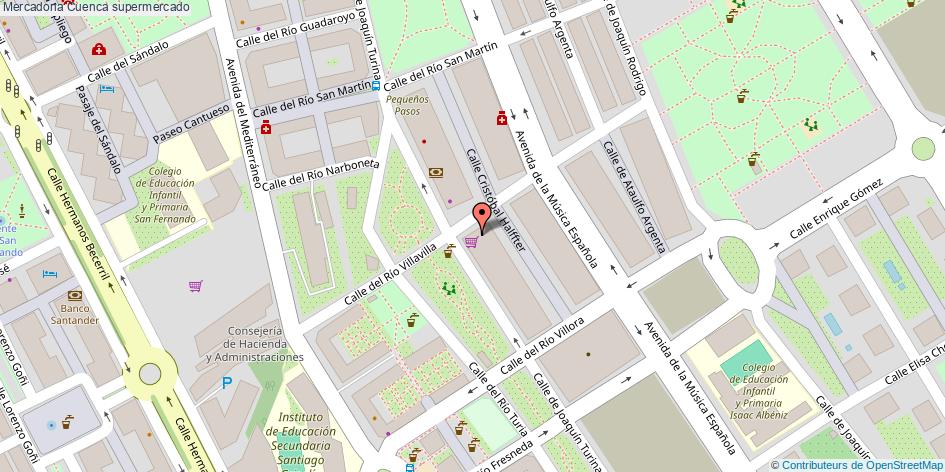 mapa Mercadona supermercado Cuenca