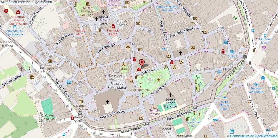 mapa Mi médico estético médico Lugo