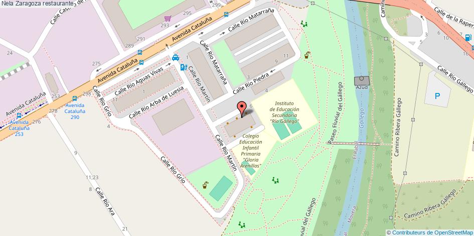mapa Nela restaurante Zaragoza