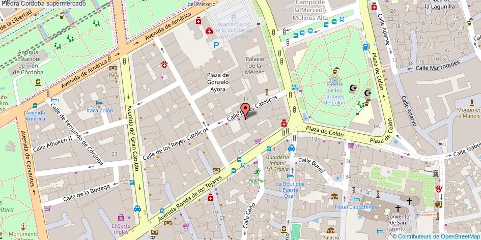 mapa Piedra supermercado Córdoba