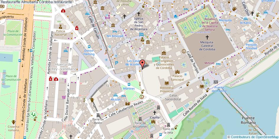 mapa Restaurante Almudaina restaurante Córdoba