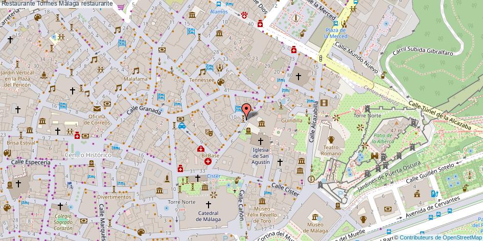 mapa Restaurante Tormes restaurante Málaga