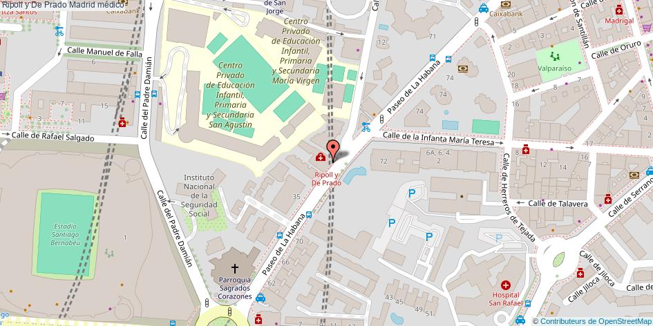 mapa Ripoll y De Prado médico Madrid