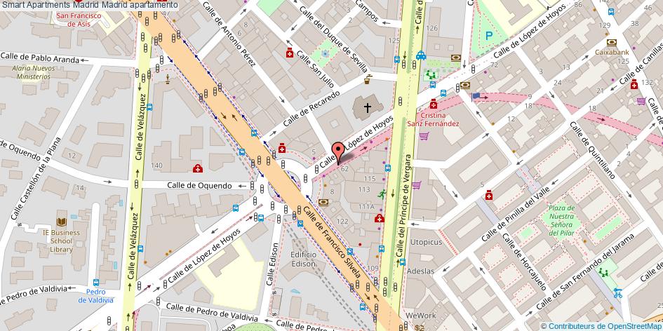 mapa Smart Apartments Madrid apartamento Madrid